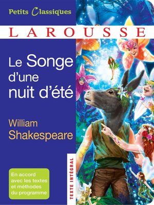 cover image of Le Songe d'une nuit d'été